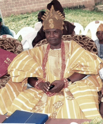 Oba Sunday Olusola Okinbaloye I, Onigogo of Igogo Ekiti