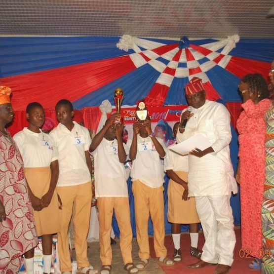 School competition presentation organized by IDA on the eve of 2016 Igogo Day